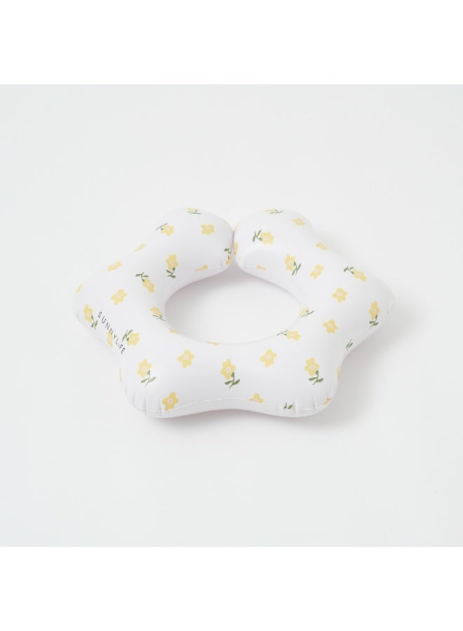 Sunnylife Kiddy Pool Ring Mima the Fairy Lemon Lilac – Kiddy Pool Ring Mima the Fairy in Lemon Lilac – Lightweight and Fun Inflatable Float for Toddlers, Perfect for Pool Days - Image 1